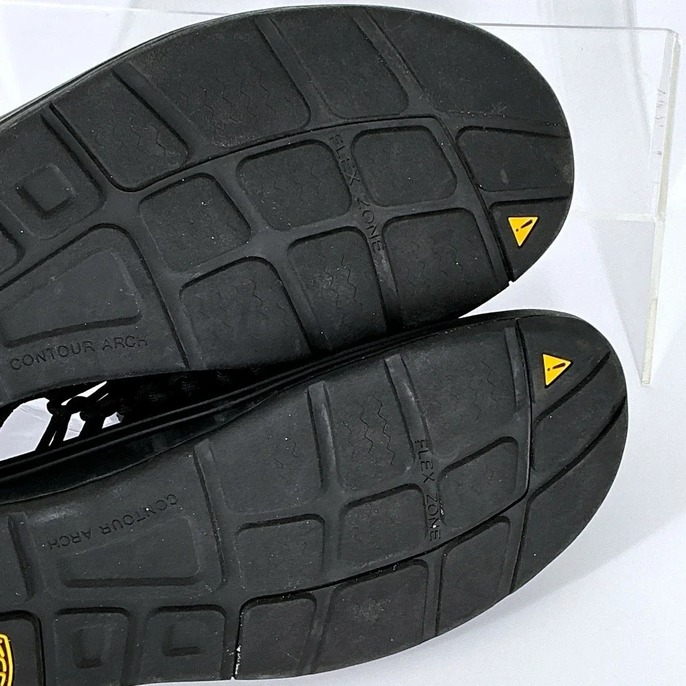 Keen Mens Size 13 Uneek Sandals Black Braided Cord‎ Hybrid Outdoor Shoes 1014097